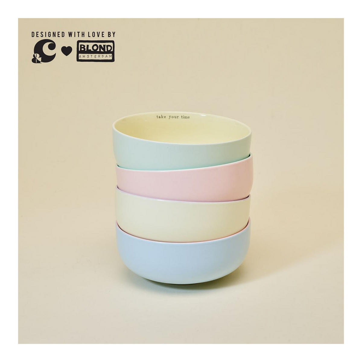 SCHALE Bringe deinen eigenen Sonnenschein in Rosa - 14cm - Pink, Keramik (15.5/6.7/15.5cm) - Blond Amsterdam