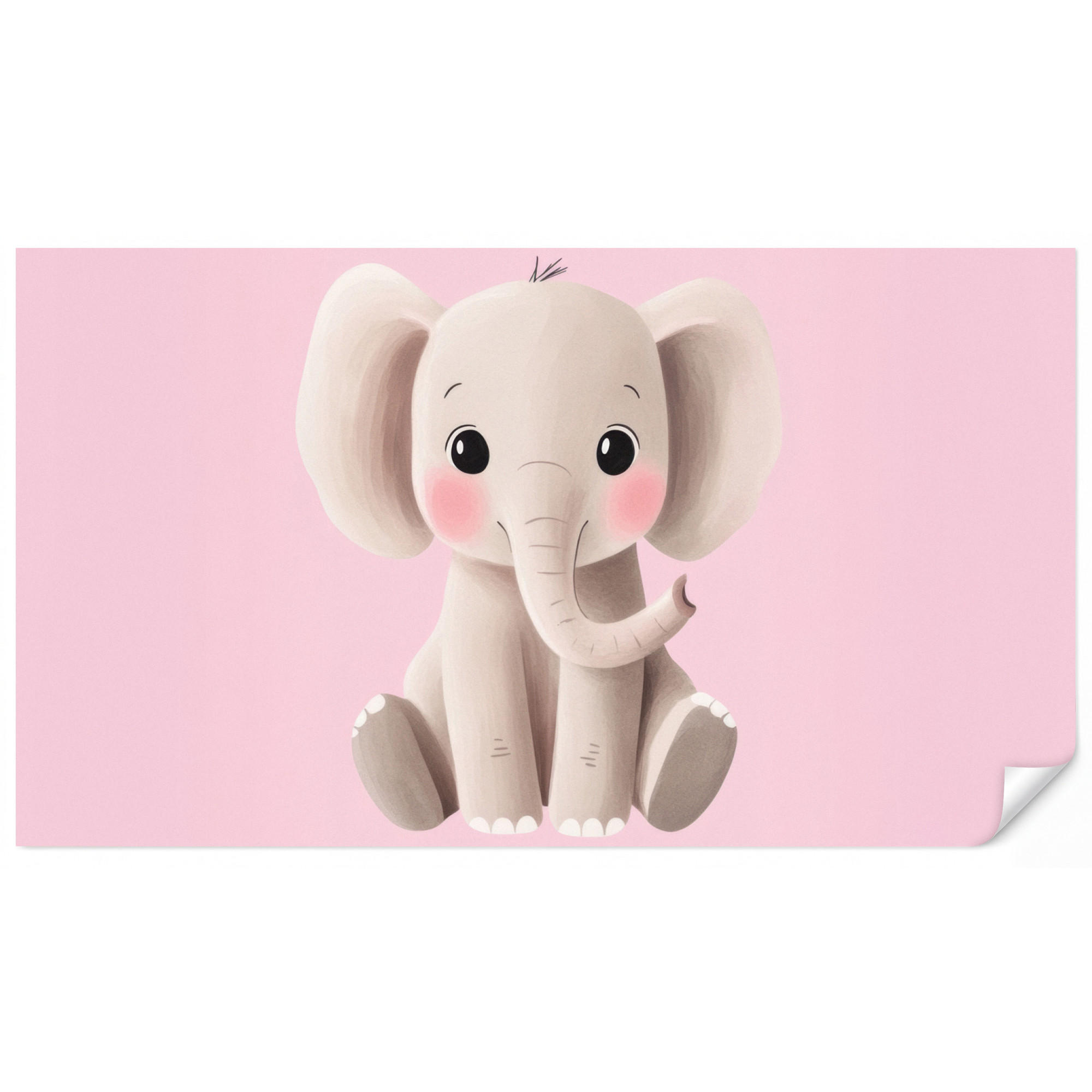 OnlyWow Kindertapete Hellrosa 350x200 cm