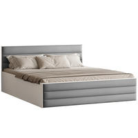 POLSTERBETT VANTAGE 120/200 cm, Bettkasten, mit Matratze, Grau - Grau, Holz/Holzwerkstoff (120/200cm) - Idohome
