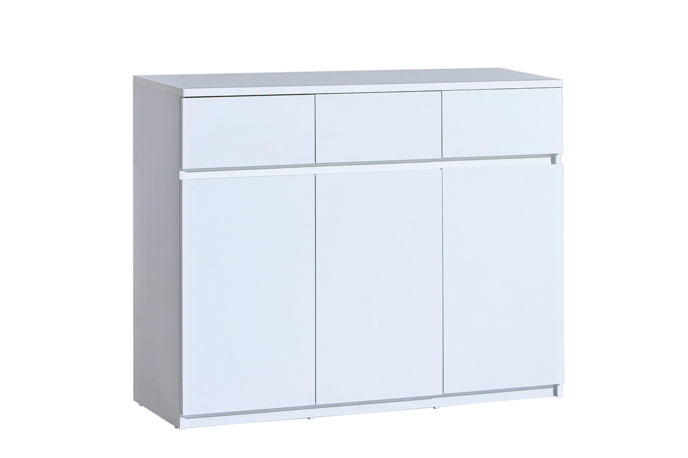 Deine Möbel 24 Kinderkommode Weiß 120x94x40 cm