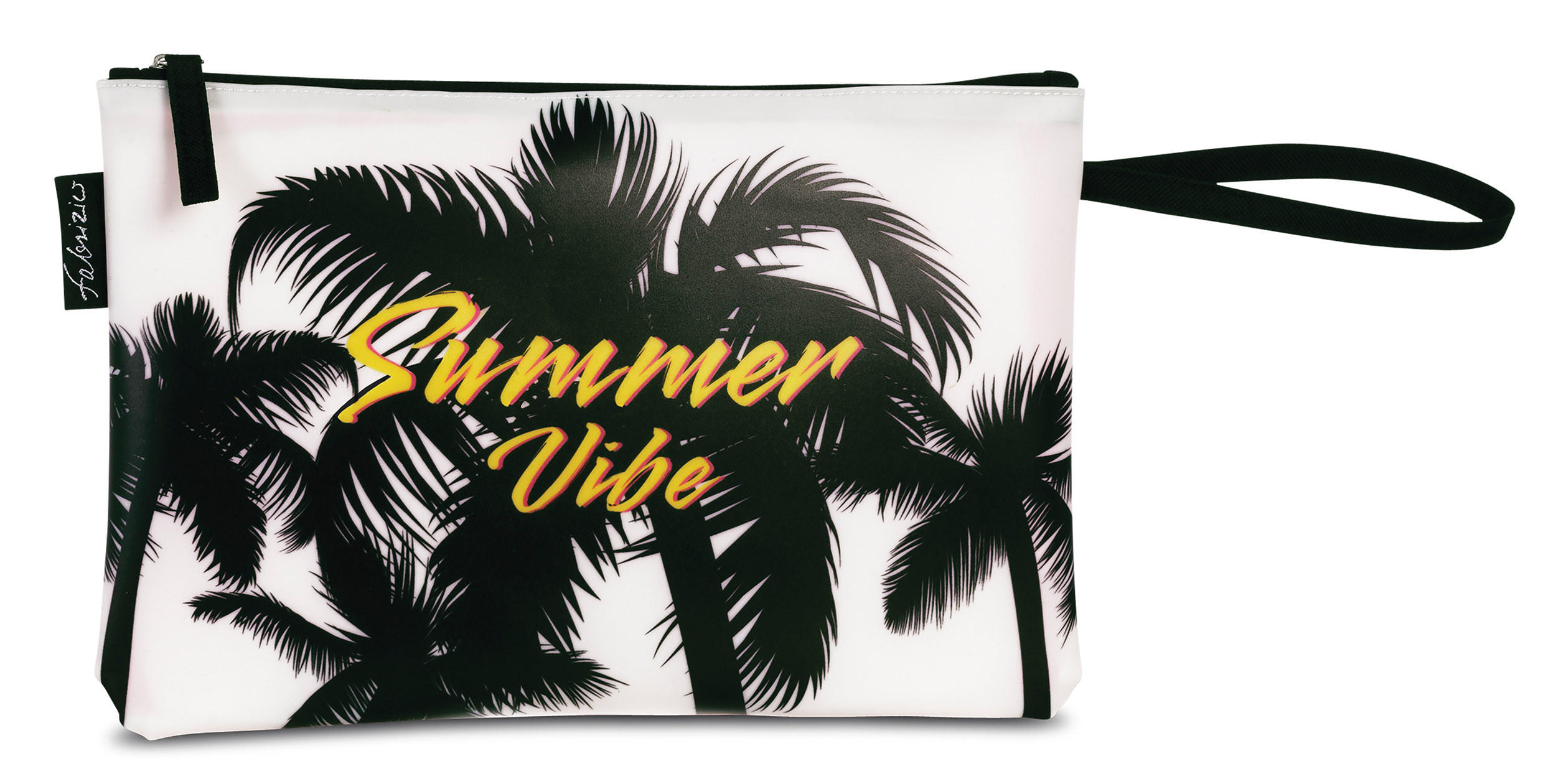 BIKINI WETBAG Summer Vibe Weiß Badetasche wasserdichte Nasstasche - Weiß, Kunststoff (20/20/30cm) - TiborTex