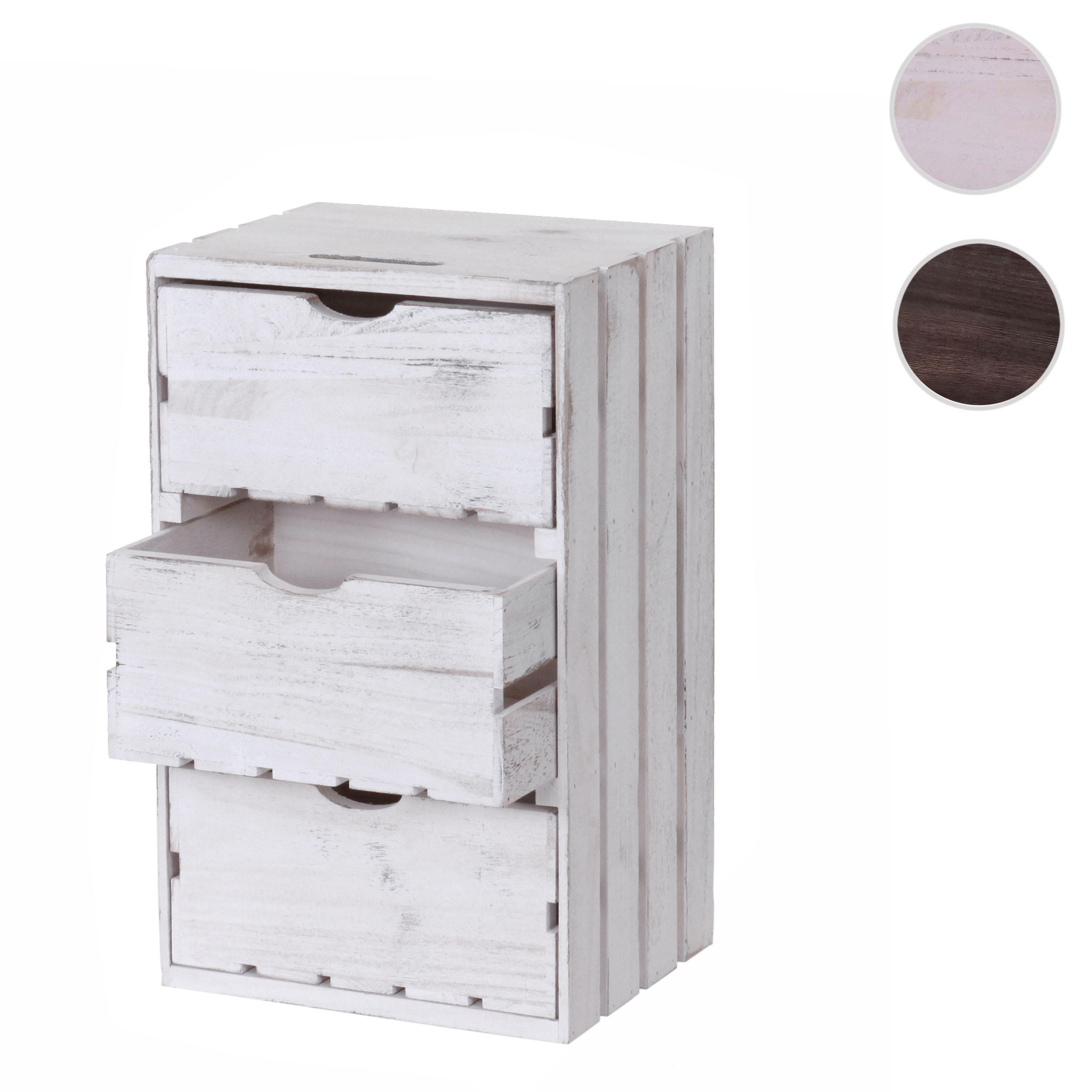 KOMMODE Weiß - Weiß, Holz (32/53/26cm) - MCW