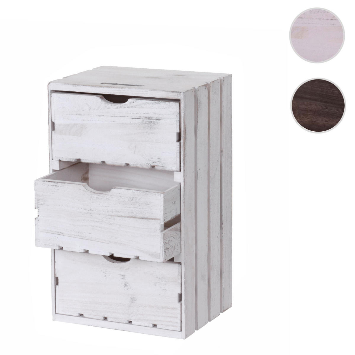 KOMMODE Weiß - Weiß, Holz (32/53/26cm) - MCW