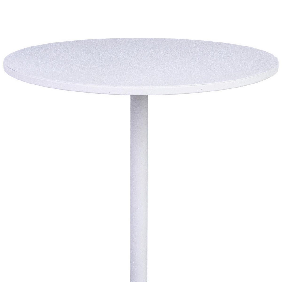 TISCH aus Metall, weiß, 30x60cm - Weiß, Metall (30/30/59.5cm) - Wanderlust