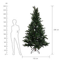 WEIHNACHTSBAUM Tree Of The Month - Grün, Kunststoff/Metall (240cm) - Butlers