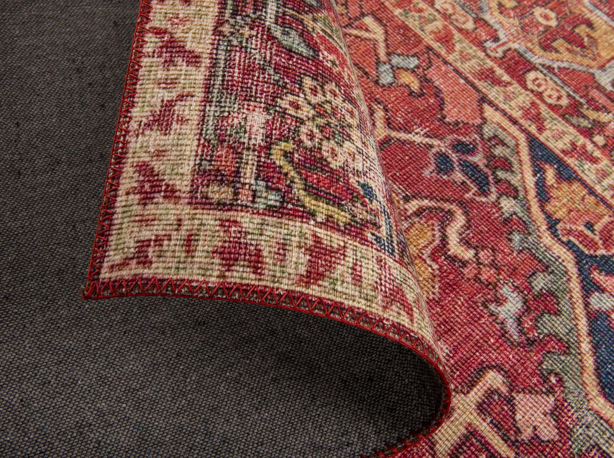 VINTAGE-TEPPICH Cecilia 70x140 cm - Rot, Textil (70/140cm) - Gino Falcone