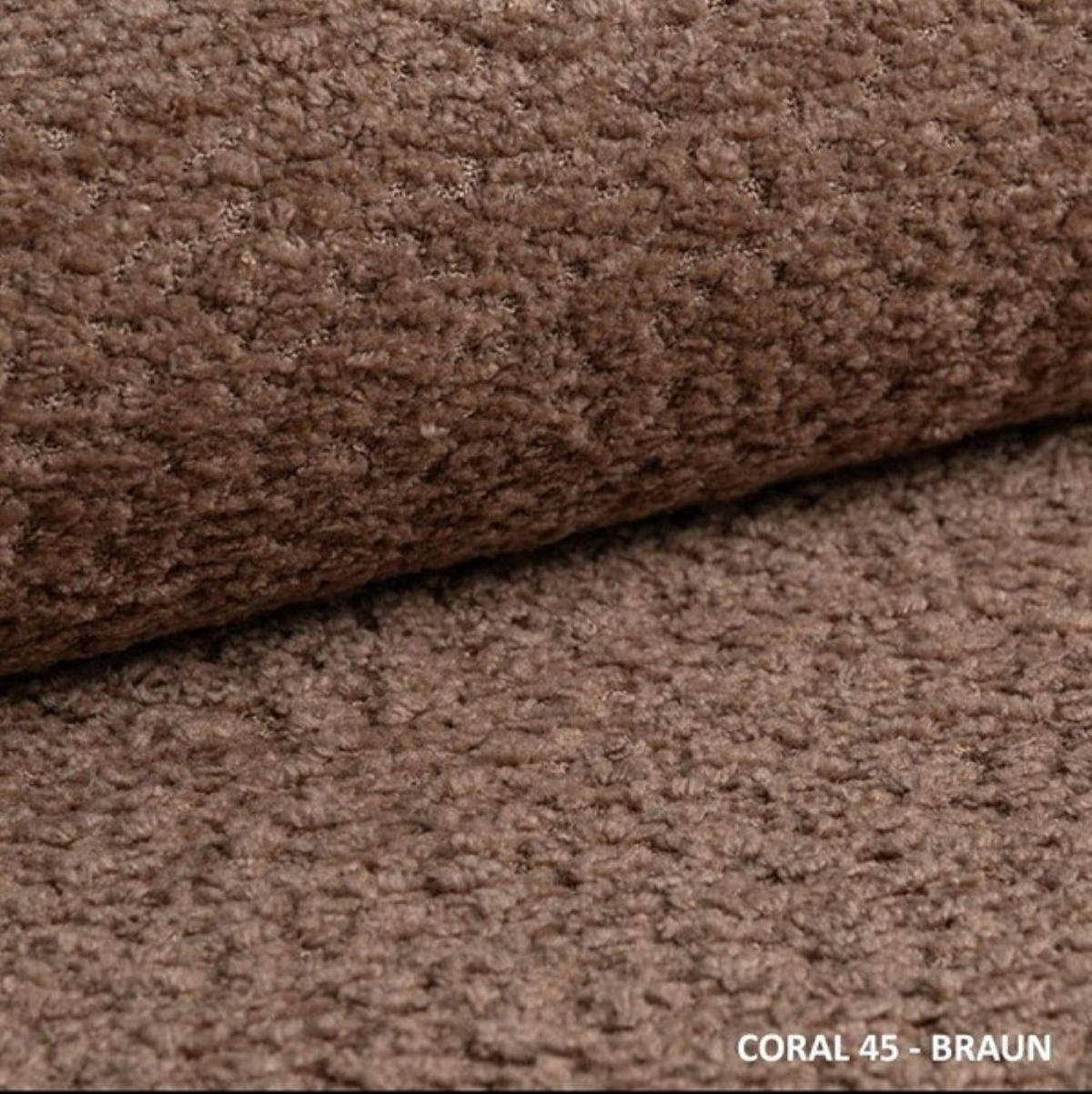 POLSTERBETT ALMA 140 x 200 cm, Bubble, Bouclé, braun - Braun, Textil (140/200cm) - Labett