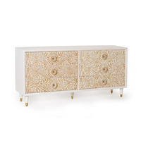 KOMMODE aus Mangoholz - Weiß, Holz (170/80/40cm) - Giner y Colomer