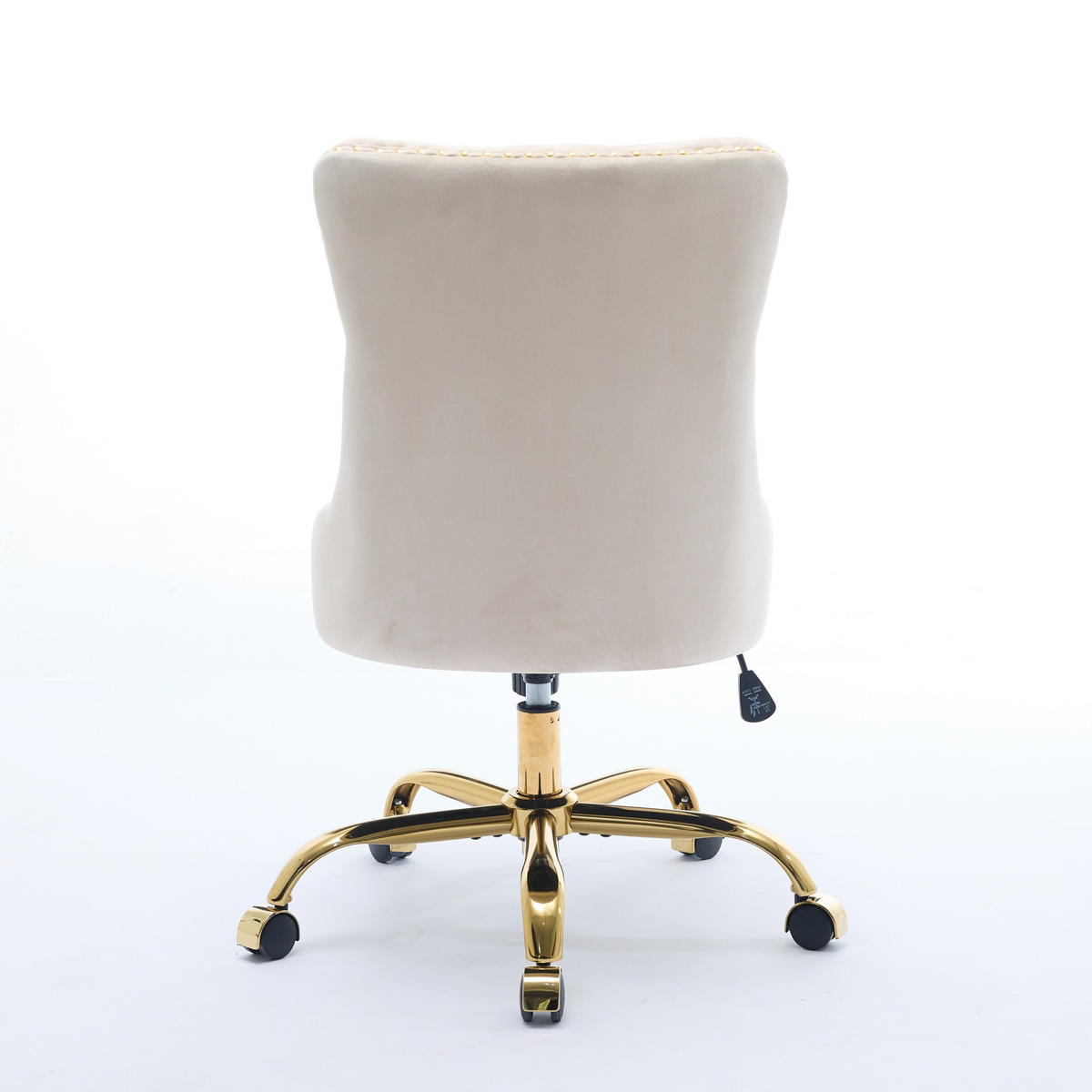SNURRSTOLAR, sammet, guldram, beige - Beige, Metall (50/98/63cm) - SHOPENTRA