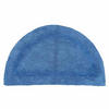 BADEMATTE halbrund 50/80 cm, 100% Baumwolle, wendbar - Blau, Textil (50/80cm) - Homescapes