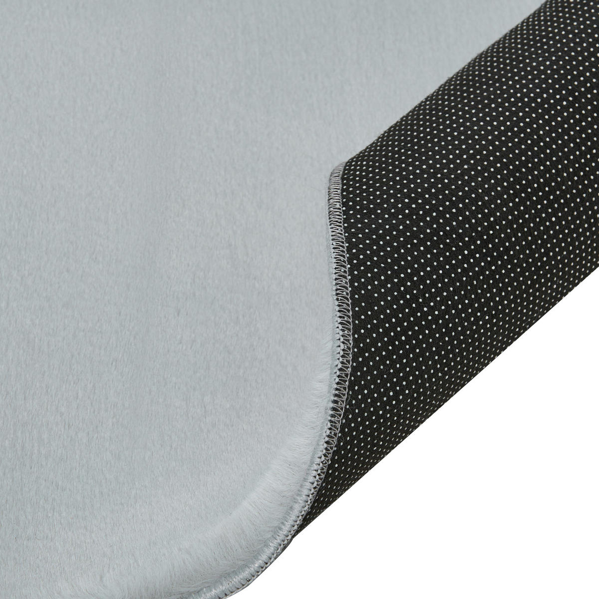 TEPPICH Hellgrau 160/230 cm Dawa - Hellgrau/Grau, Kunststoff (160/230cm) - Beliani