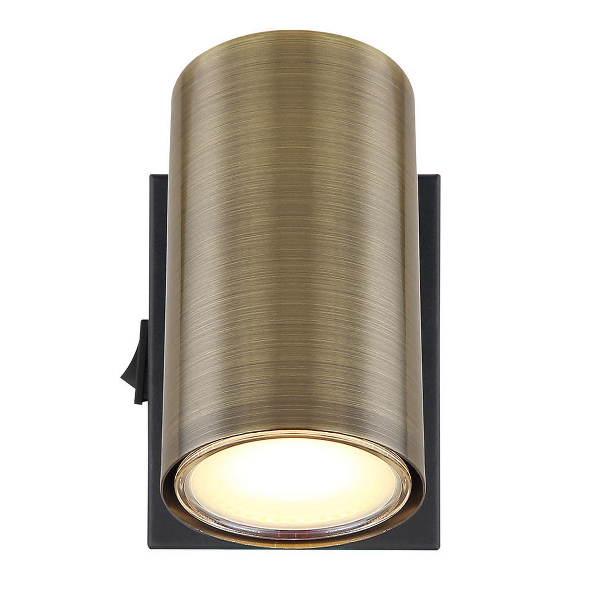 WANDLEUCHTE ROBBY Metall Messing - Messingfarben, Metall (7/10/12cm)