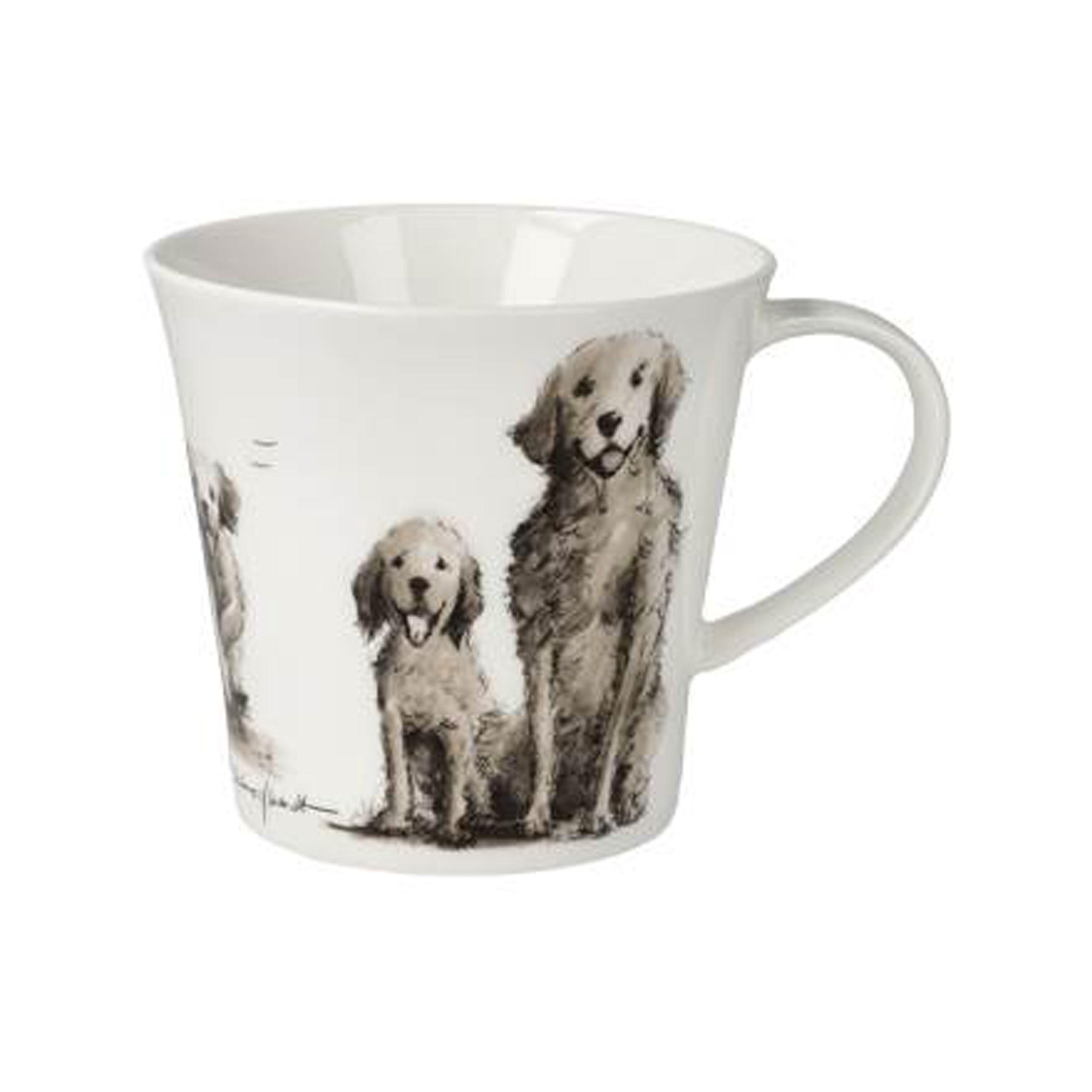 TEETASSE Peter Schnellhardt - Wir gehören zusammen, Fine Bone China - Multicolor, Keramik (0.35L) - Goebel