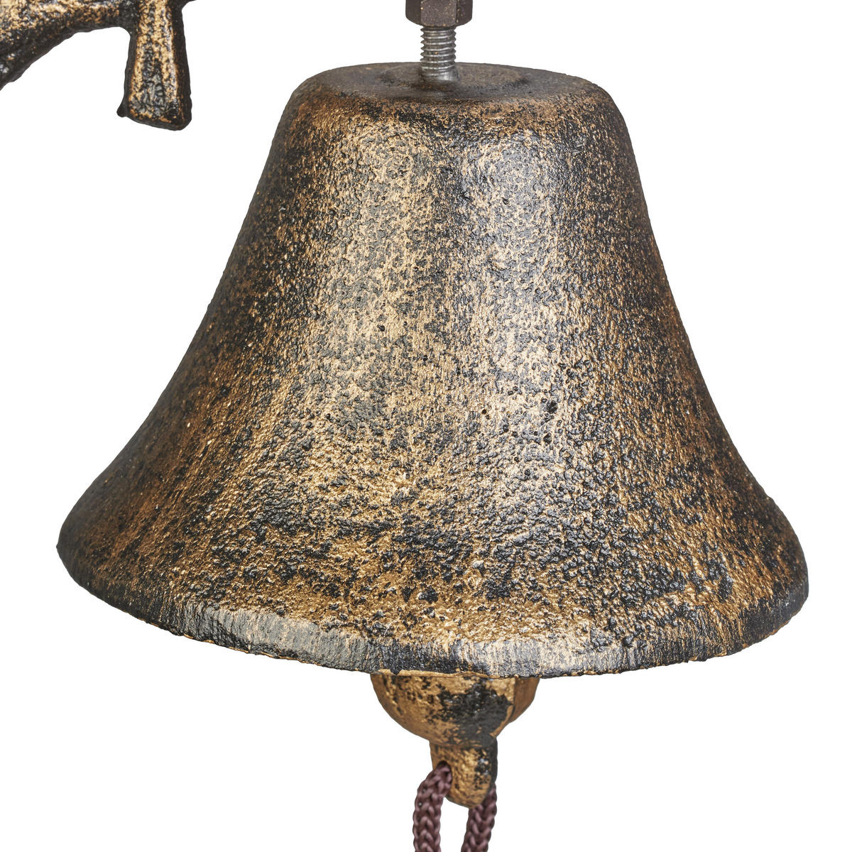 TÜRGLOCKE - Braun, Metall (10/20/13cm) - Relaxdays