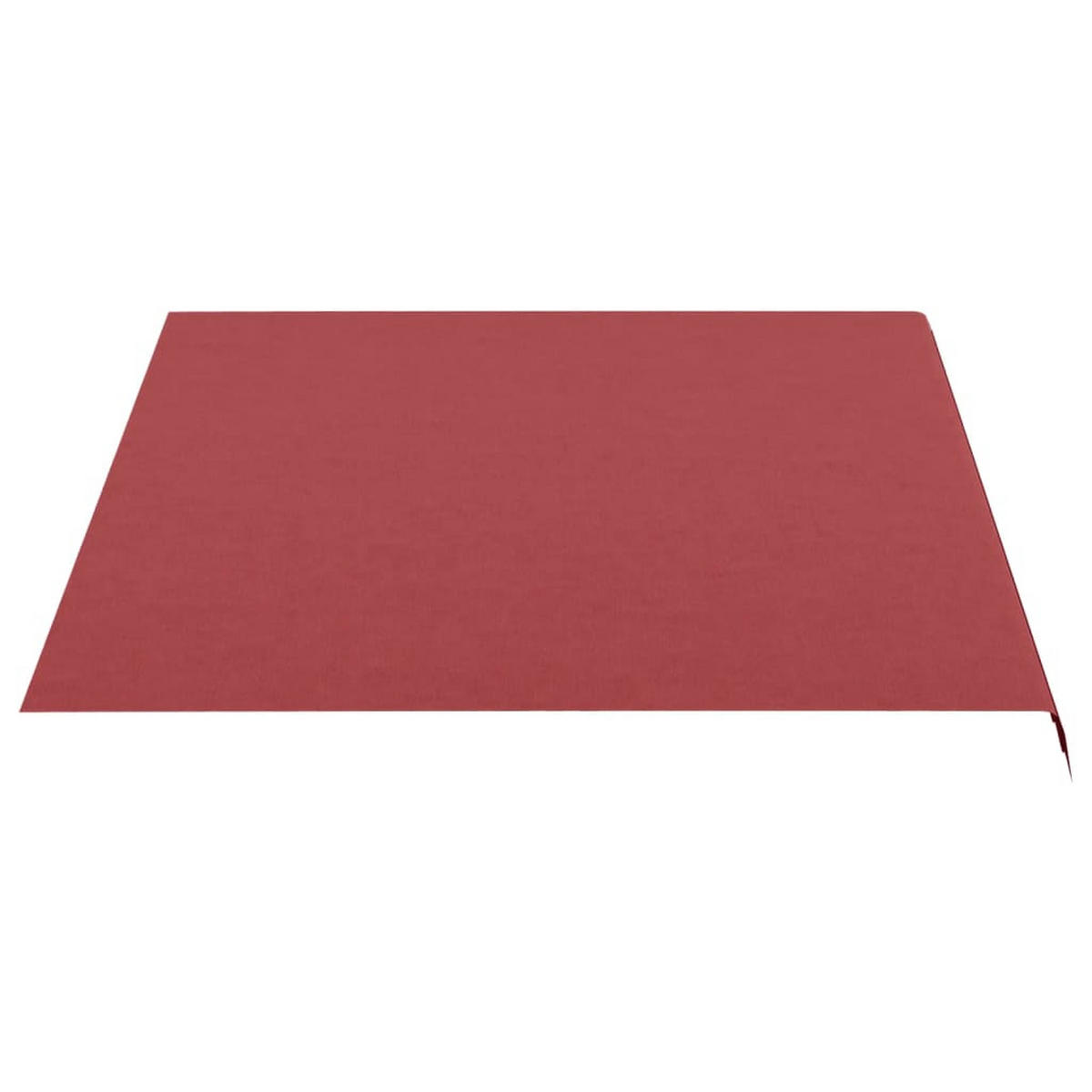 MARKISENSTOFF mit Volant| Rot, für 400x300cm Rahmen | Markisenbespannung Markisentuch - Rot, Textil (380/0.3/295cm) - DELUKE