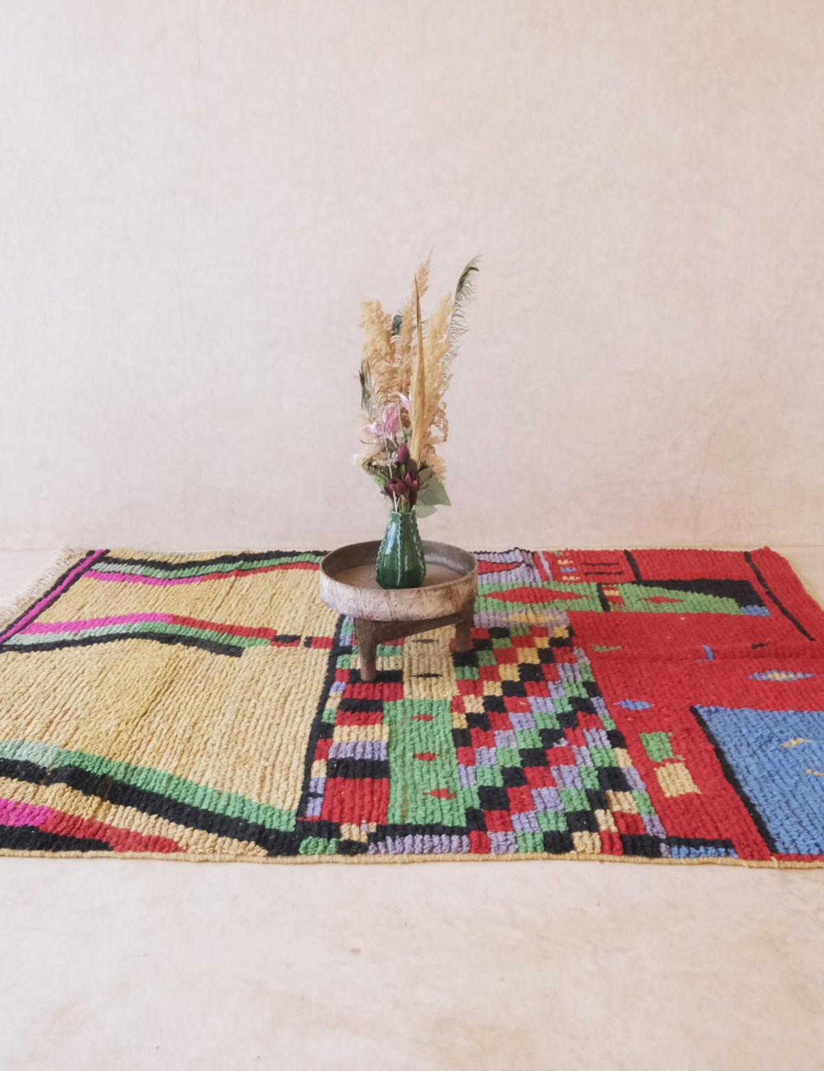 BERBERTEPPICH aus reiner Wolle 175x 247 cm - Multicolor, Naturmaterialien (175/247cm) - AFK Living