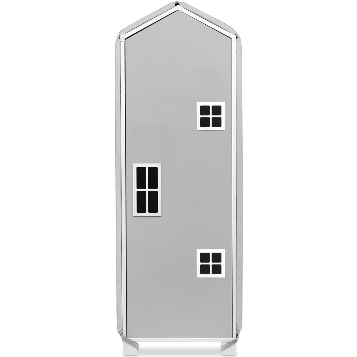 BEZUG-FÜR-KINDERKLEIDERSCHRANK MIRUM Abdeckung, grau - Grau, Textil (173/3/45cm) - KONSIMO®