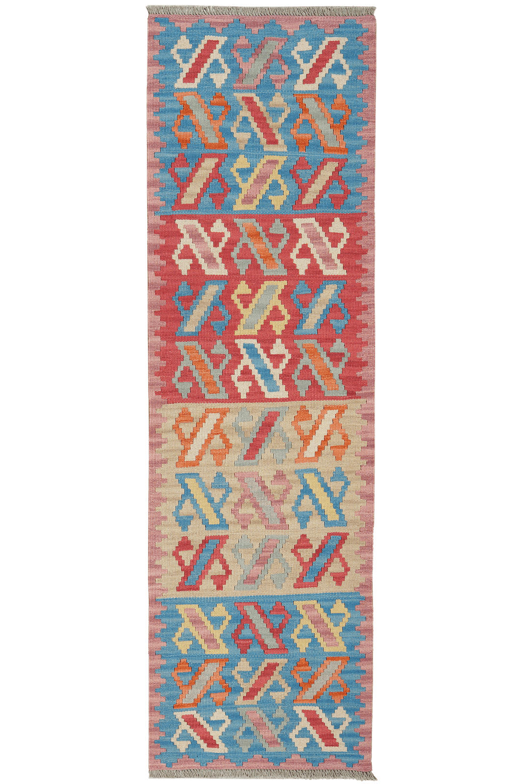 Looma Kelim-Läufer Mehrfarbig 60x205 cm