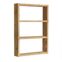 WANDREGAL mit 3 ablagen - emma 43,2/9/60 cm - Beige, Holzwerkstoff (9/60/43.2cm) - Calicosy