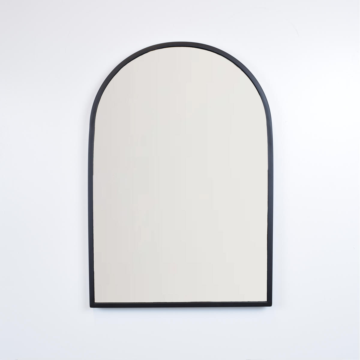 WANDSPIEGEL Briq Schwarz - Schwarz, Metall (48/68/4cm) - LOFT42