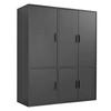 KLEIDERSCHRANK Der Grenzenlose - Anthrazit, Holzwerkstoff (150/187/58cm) - Mokebo