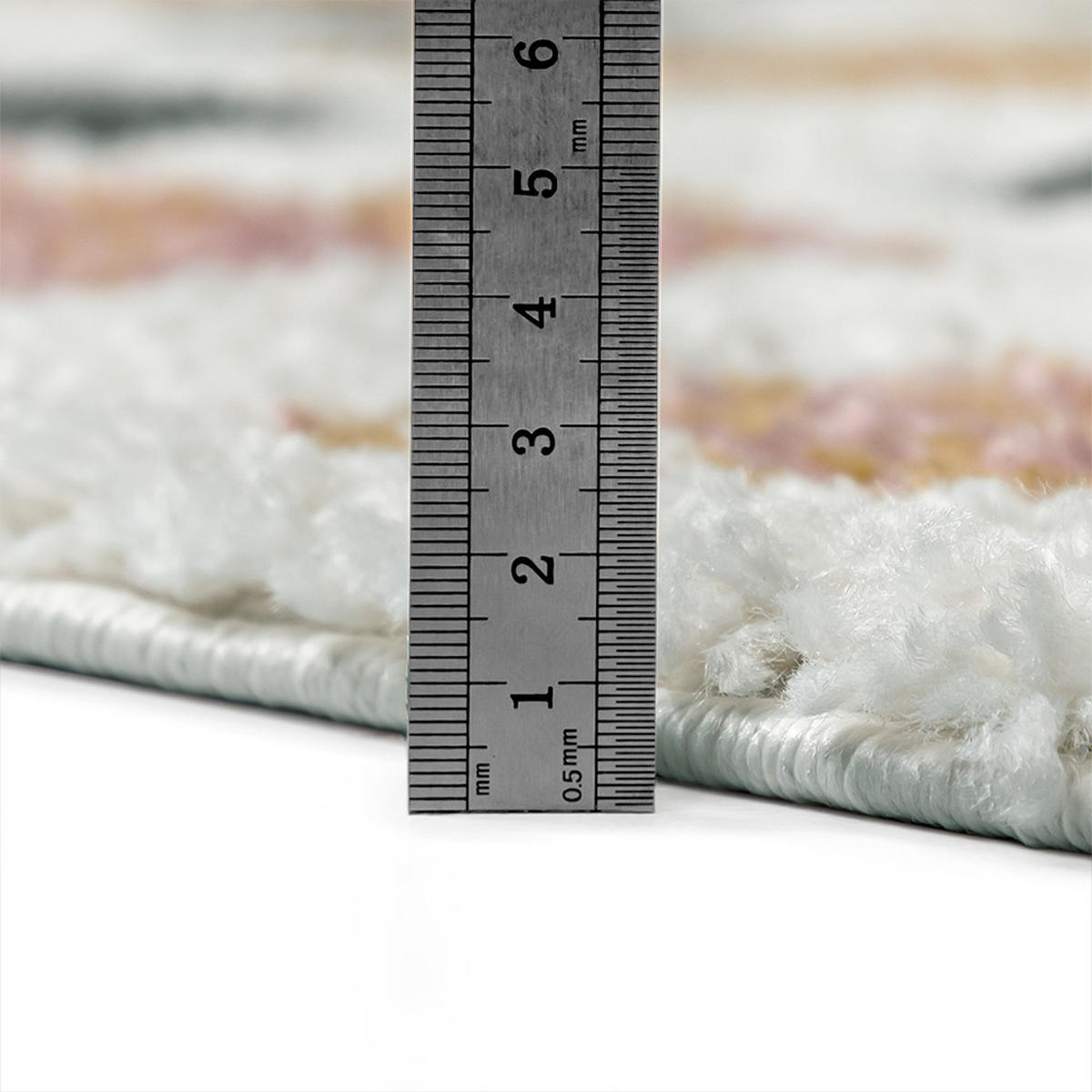 KINDERTEPPICH Ibi Amado Mazovia 140x200cm Beige Creme Abstrakt Langflor - Gelb, Textil (140/200cm) - Mazovia