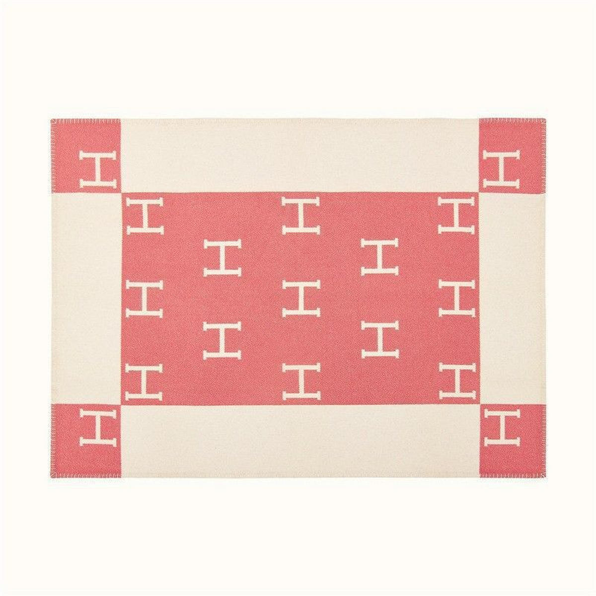 WOHNZIMMERDECKE - 130 x 180 cm - Pink - Pink, Textil (130/180cm)