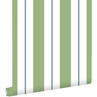 TAPETE Streifen 50 x 900 cm - Grün, Papier (50/900cm) - ESTAhome