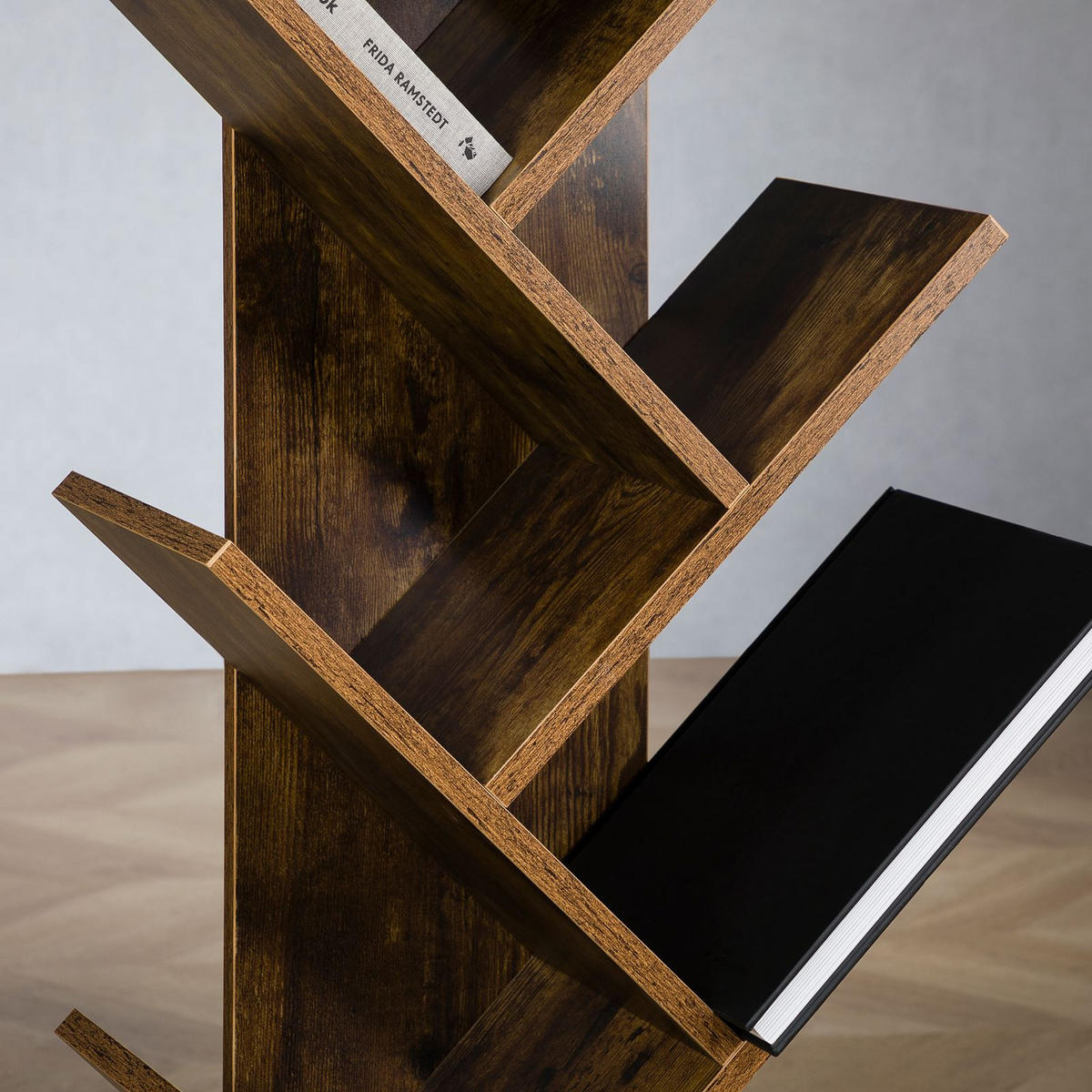 BÜCHERREGAL JULES braun - Braun, Holzwerkstoff (48/116/23cm) - IDIMEX