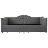 TAGESBETT 90/190 cm Grau - Grau, Holz/Metall (99/86.5/205cm)