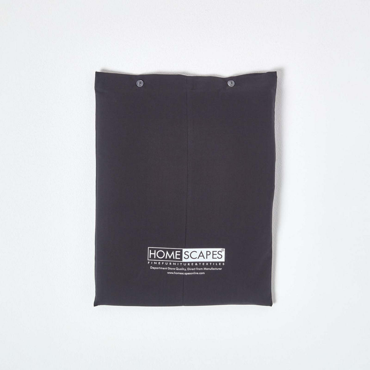 BETTLAKEN ohne Gummizug, Ägyptische Baumwolle, Fadendichte 200 - Schwarz, Textil (270/300cm) - Homescapes
