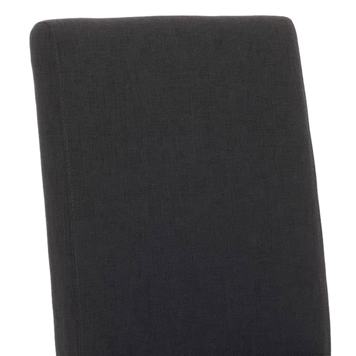 ESSZIMMERSTUHL 4er-Set klassisch und zeitlos 90x43x56cm Sitzhöhe 45cm Textil helle Beine Schwarz - Schwarz, Textil (43/90/56cm) - CHEFGASTRO