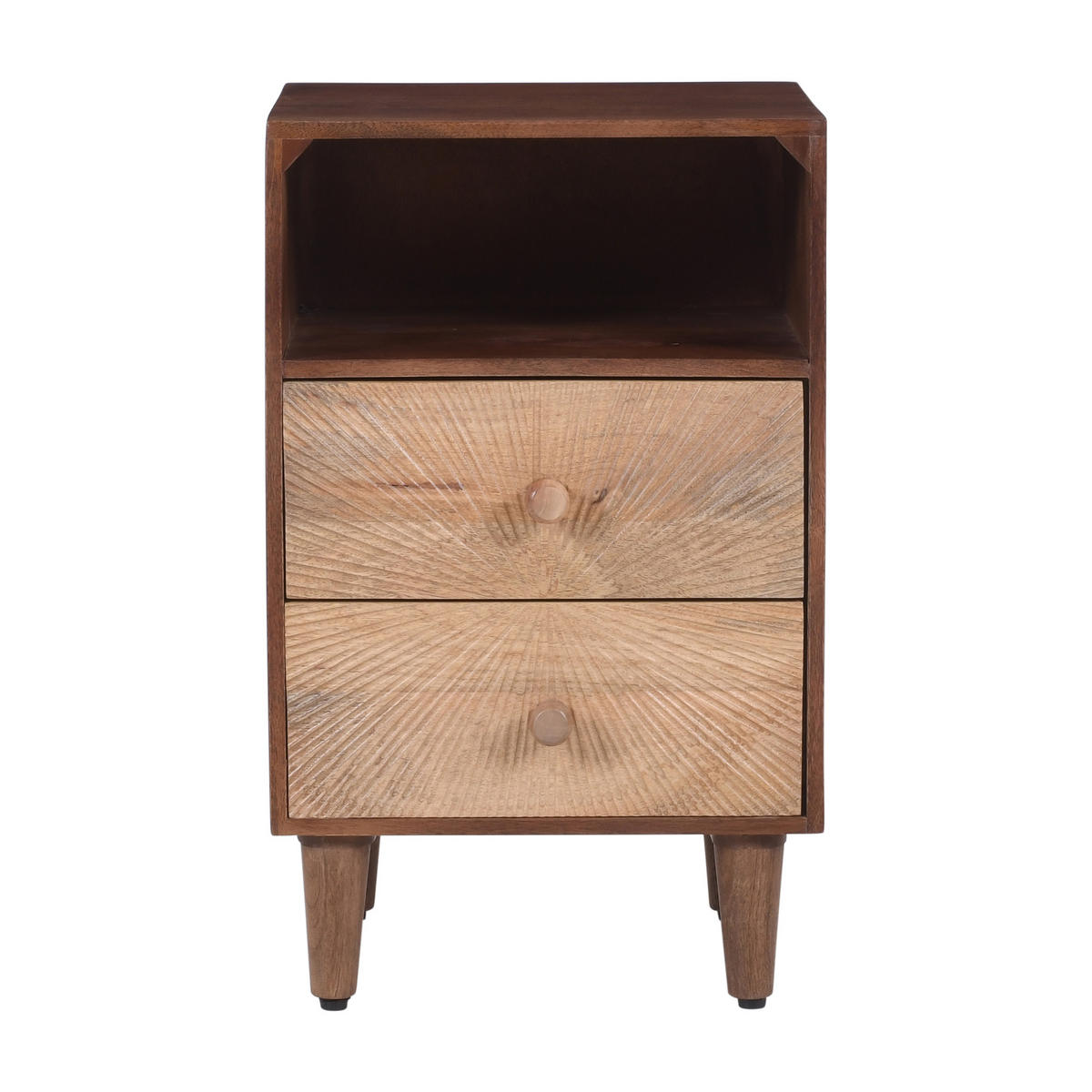NACHTTISCH Rechteckig Braun 35 x 30 x 58 cm - Braun, Holz (35/58/30cm) - Nordlys