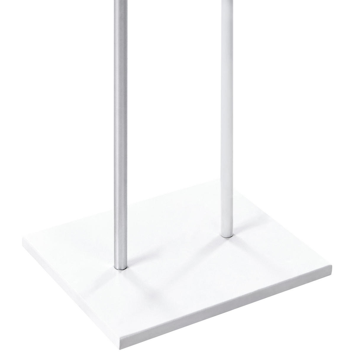 VĚŠÁK NA OBLEČENÍ Stříbrný Odhill - stříbrná, kov (46/162/26cm) - Beliani