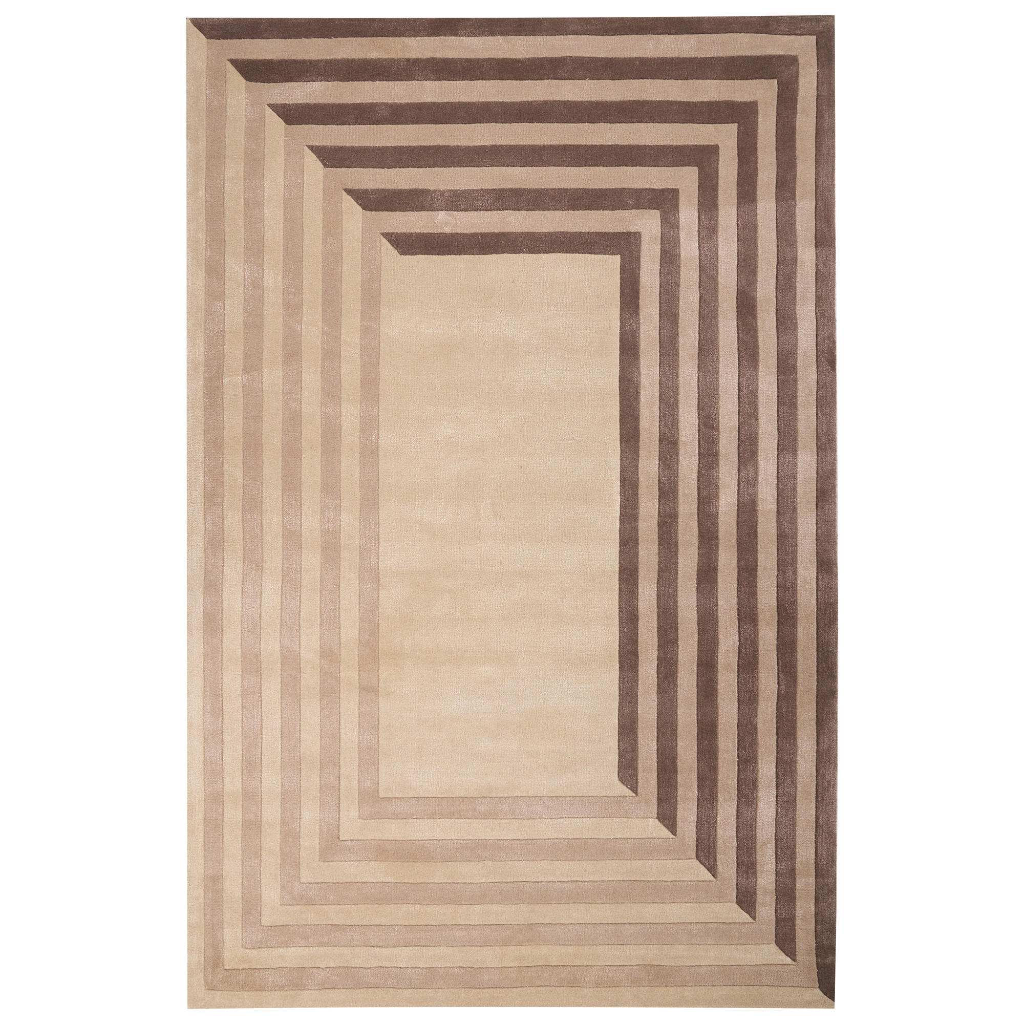 TEPPICH Beige 200/300 cm Viskose Sarai - Beige, Textil (200/300cm) - Beliani