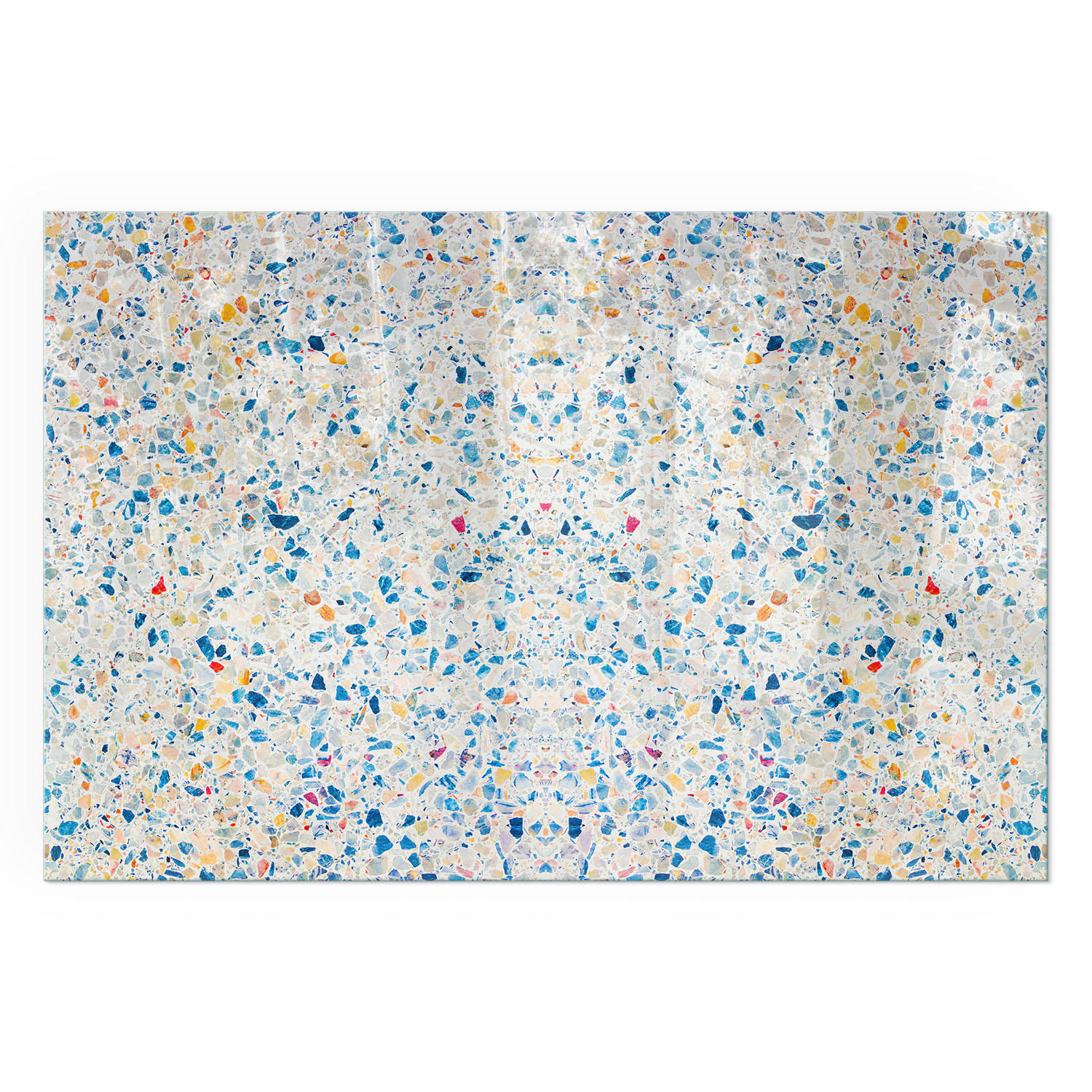 GLASPLATTE für Kamin 120x80 cm - Weiß, Glas (120/80/0.4cm) - TULUP