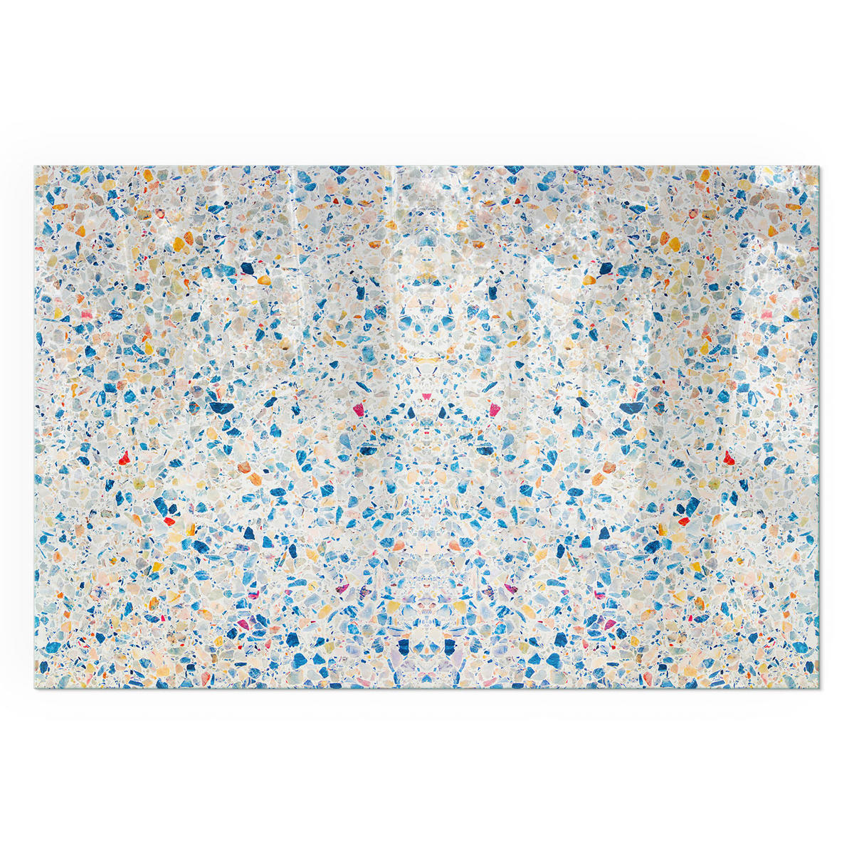 GLASPLATTE für Kamin 120x80 cm - Weiß, Glas (120/80/0.4cm) - TULUP