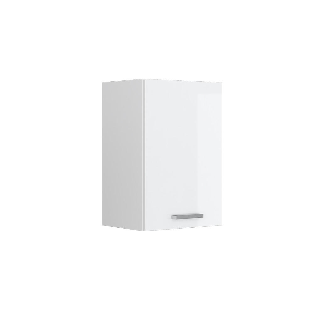 HÄNGESCHRANK R-Line Weiß Hochglanz 40 cm - Weiß Hochglanz/Weiß, Holzwerkstoff (40/60/31cm) - Vicco