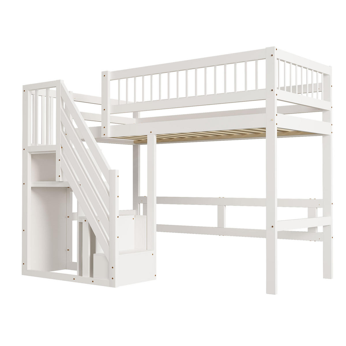 HOCHBETT 90/200 cm Weiß - Weiß, Holz