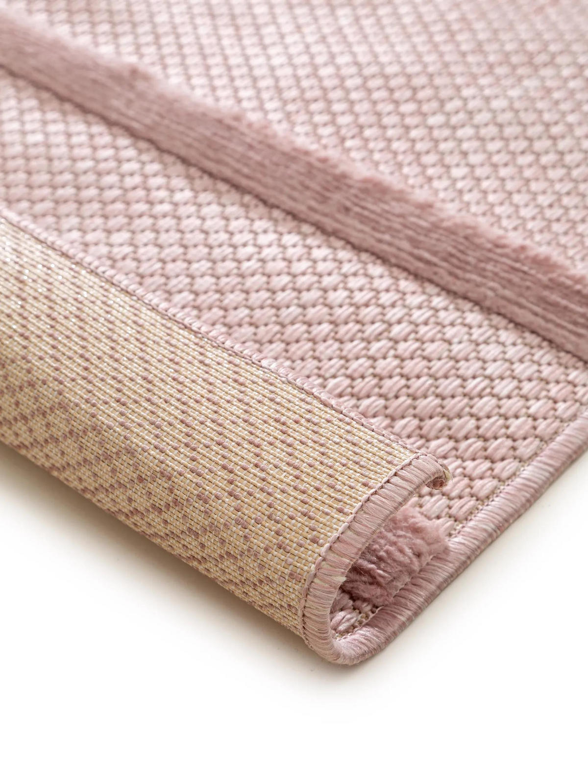 OUTDOORTEPPICH Bonte Rosa 80x150 cm - Rosa, Kunststoff/Textil (80/150cm) - benuta Nest