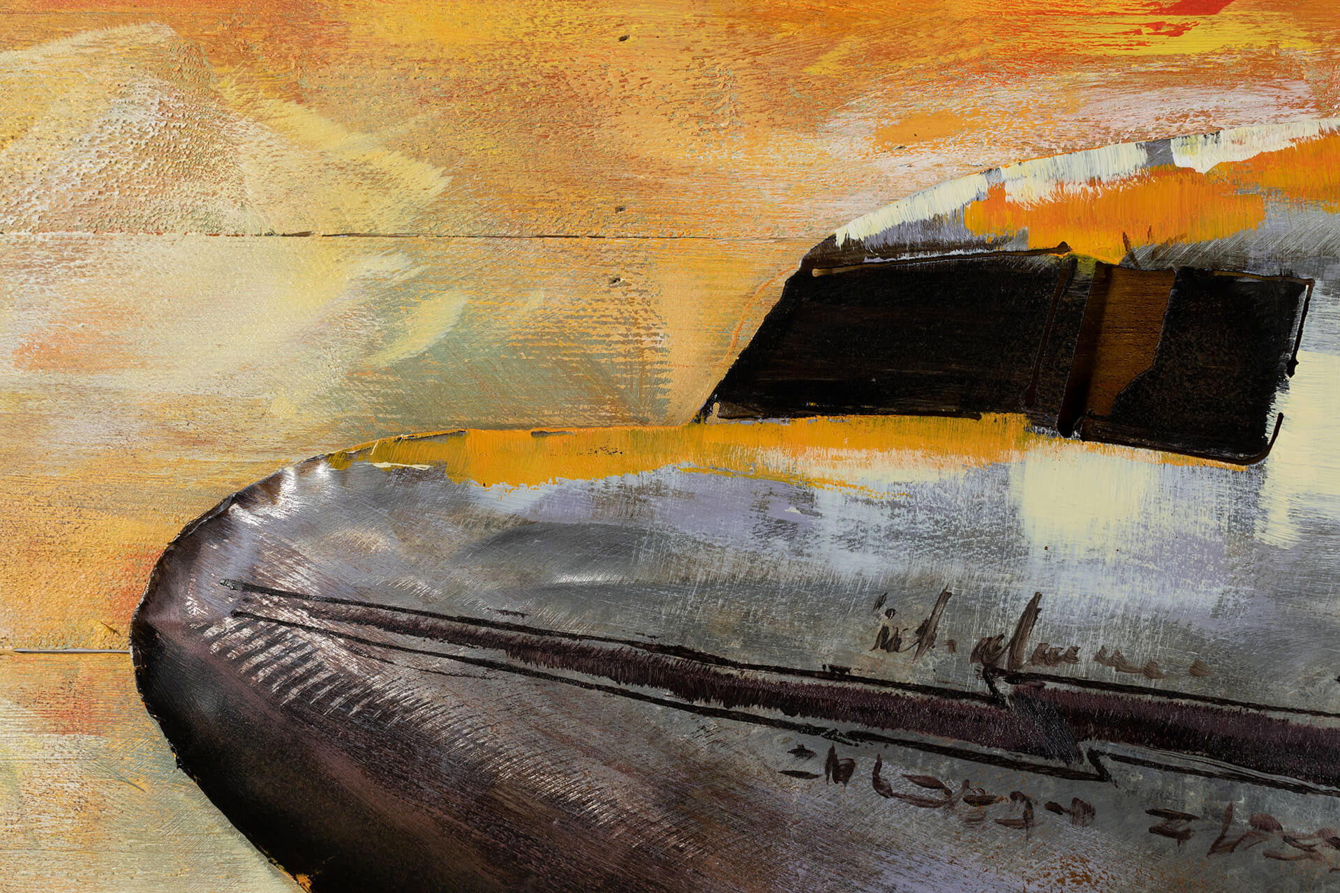 Thumbnail - Kunstloft Wandbild, Kupfer, Metall, Holz, 6x75 cm, Bilder und Zubehör