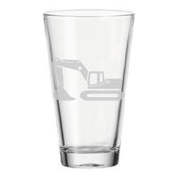 KINDERBECHER Bagger transparent 300 ml - Transparent, Glas (0.3L) - LUXENTU