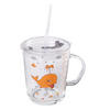 KINDER TRINKBECHER 400 ml - Orange, Glas (8.8/11.5/12.5cm) - Intirilife