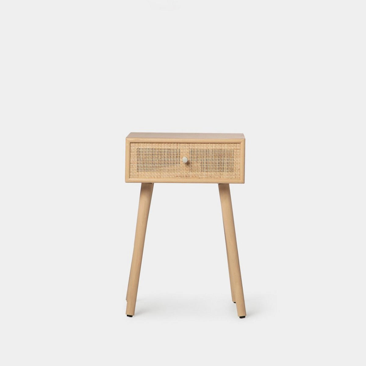 NACHTTISCH MIT 1 SCHUBLADE Lisa Natürlich 40 cm x 61 cm - Naturfarben, Holzwerkstoff (40/61/36cm)