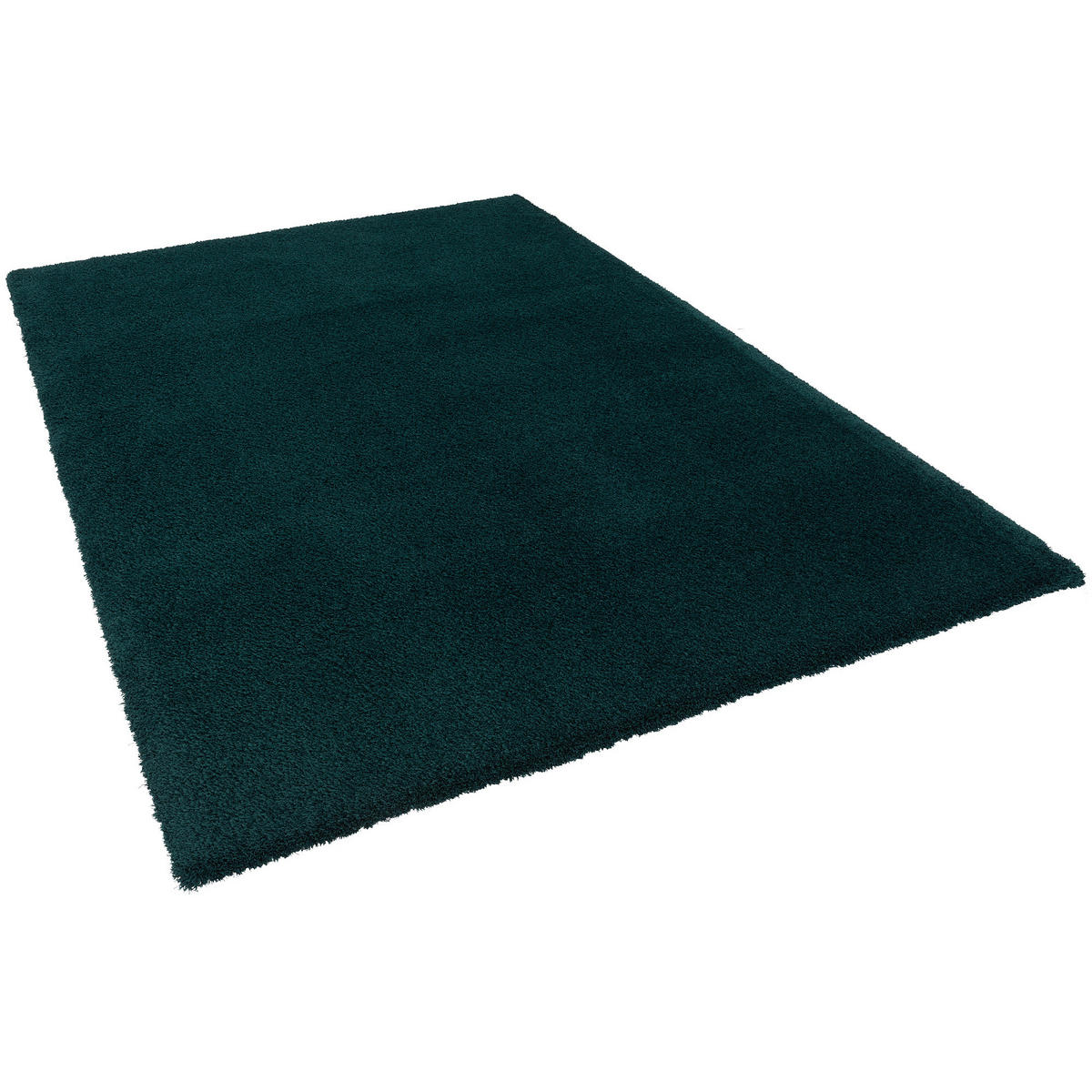 LUXUS HOCHFLOR LANGFLOR TEPPICH HARMONY - Petrol, Textil (80/240cm) - Snapstyle