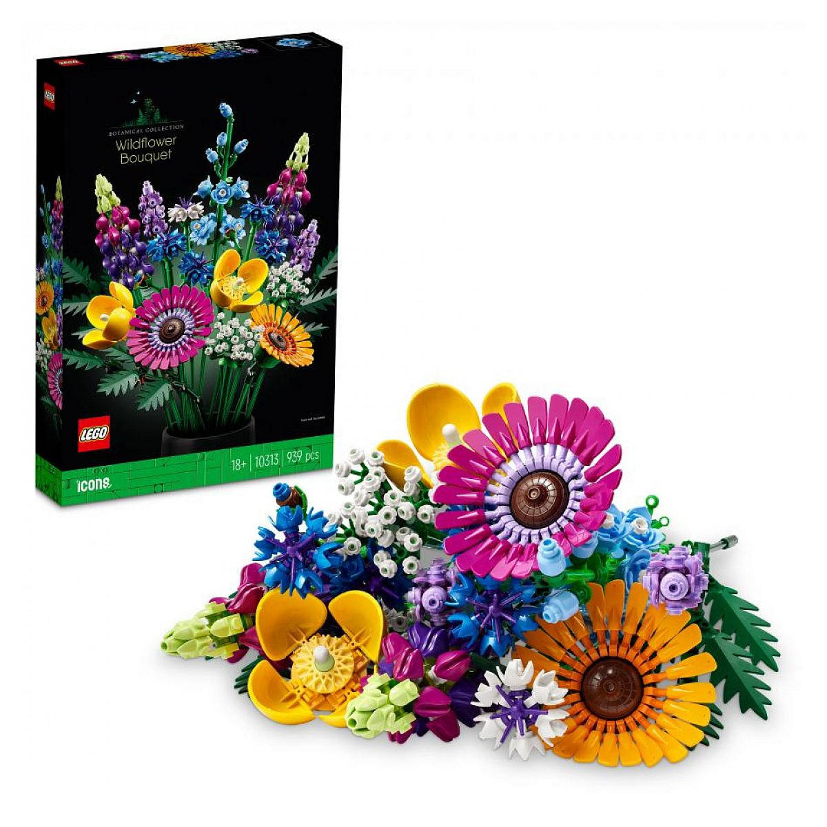 KLEMMBAUSTEINE Der Blumenstrauß - Grün, Kunststoff (6/38/26cm) - Lego