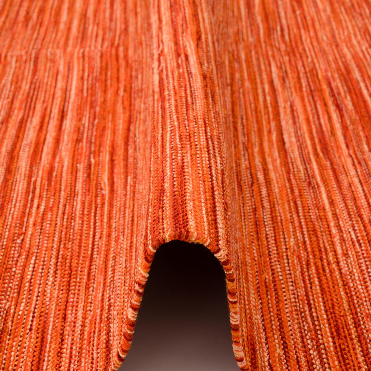 NATUR BAUMWOLLE TEPPICH KELIM TOSKANA - Terracotta, Textil (70/140cm) - Pergamon