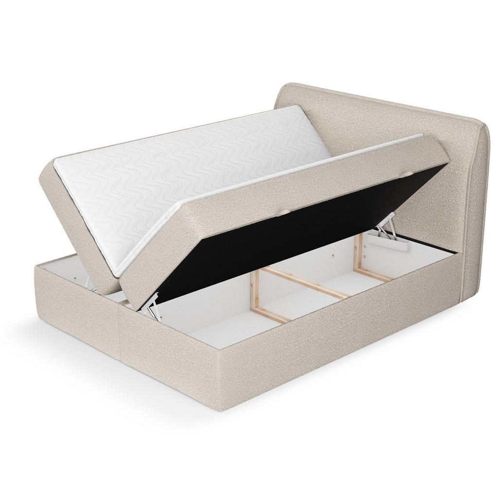 Thumbnail - Maison de Reve Boxbett, Beige, Textil, Buche, Kiefer, H3, Höhe ca. 20 cm, 200x200 cm, Oeko-Tex® Standard 100, Reach, FSC...