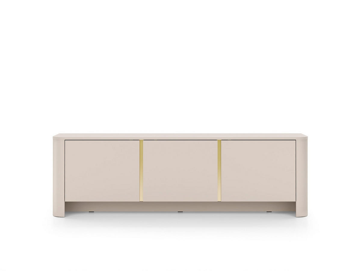 TV-SCHRANK Rari 168x52x39 cm - Lowboard mit Stauraum - Tv Ständer aus Laminierter Spanplatte - Kaschmir Farbe - Kaschmir, Holzwerkstoff (137/42.5/33cm) - Chilly