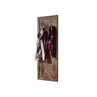 WANDGARDEROBE Sheesham 55x3x150 grau geölt NATURE GREY #001 - Grau, Holz (55/150/3cm) - Massivmoebel24